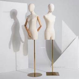 Prateleira de manequim de costura feminina para vestido de casamento, exibição de roupas femininas, vitrine feminina, alta qualidade, DIY - Image 2