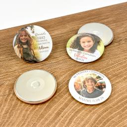Personalizado Bat Mitzvah Ímãs de geladeira, Primeira Comunhão Party Favor, Custom Photo Bar Lembrança, Profissão Presente para os hóspedes - Image 2