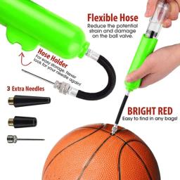 Bomba de ar portátil para o balão, inflator bola, inflator bola, voleibol, basquetebol, 1pc - Image 4