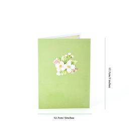Flor bonita cartão com envelope, presente do dia dos namorados, cartão do amor, dia dos namorados, presentes de aniversário - Image 3
