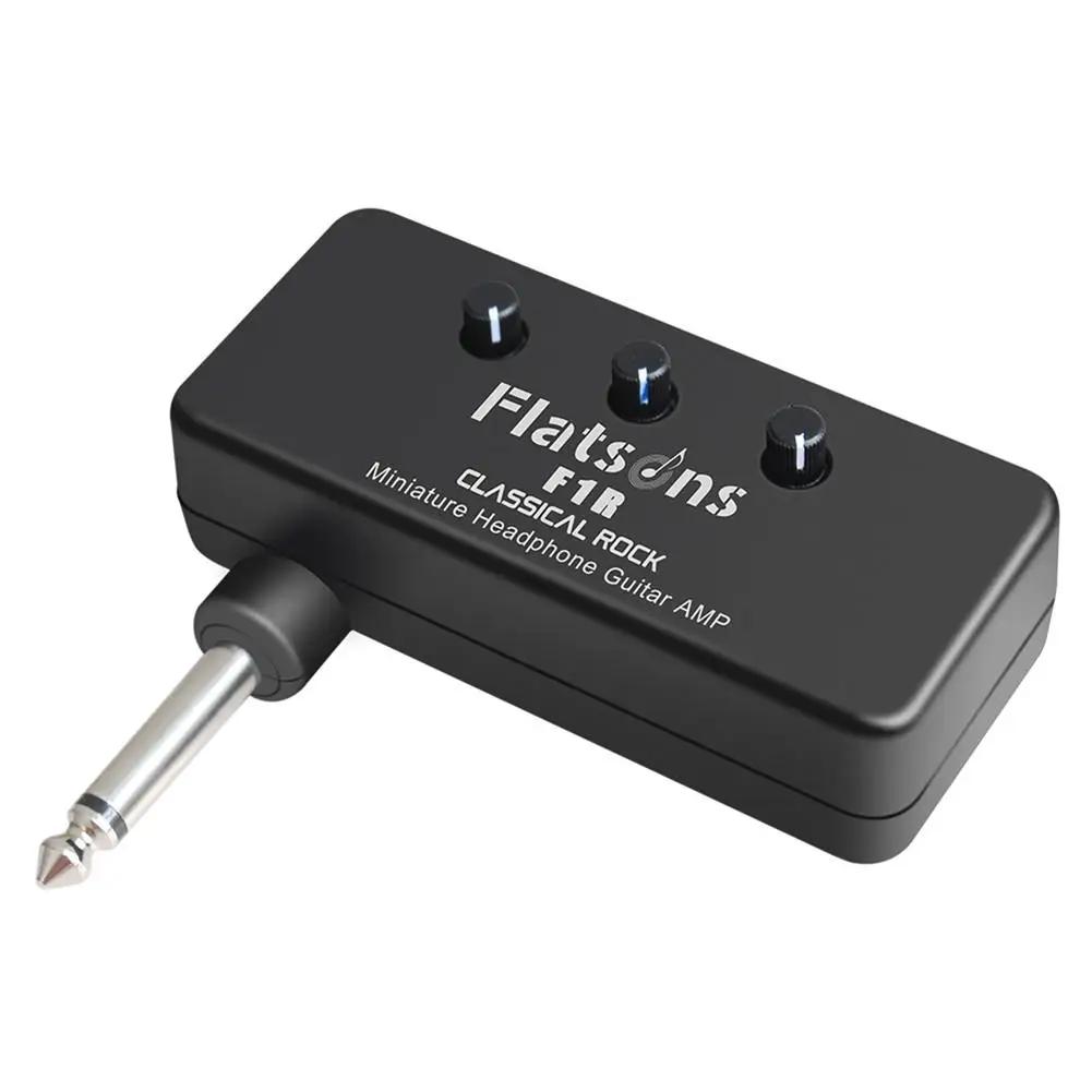 F1r guitarra/baixo fone de ouvido amplificador 6.35mm mini guitarra elétrica fone de ouvido amplificador música acessórios - Image 1