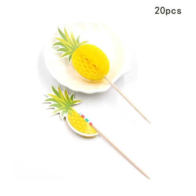 Guarda-chuvas de papel temáticos para festa de aniversário: cocos e melancias, decoração para coquetéis, 20 e 50 peças.