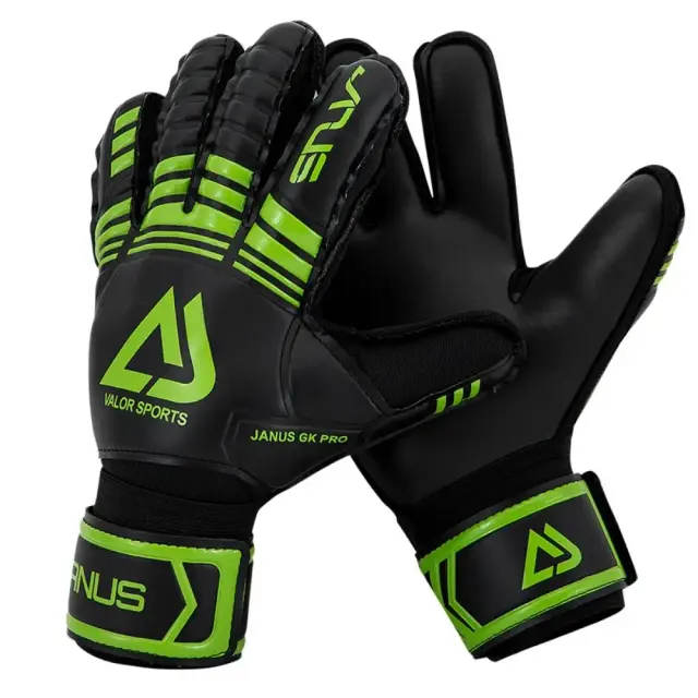 Luvas de Goleiro em Látex Antiderrapante e Resistentes ao Desgaste com Proteção dos Dedos
