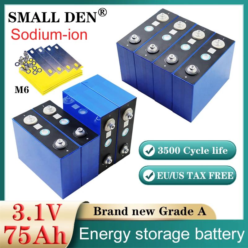1-20 peças novo original 3.1v 75ah bateria de íon de sódio 10c descarga diy12v 24v veículo elétrico barco rv inversor iate armazenamento solar - Image 1