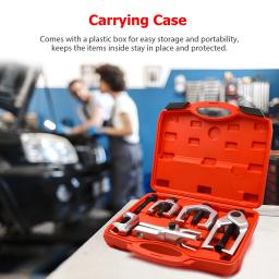 Automotive Front End Service Set, Ball Joint Separator Kit, Pitman Arm Puller, Tie Rod End Remover, Splitter Removal Tool, 5pcs - Image 2