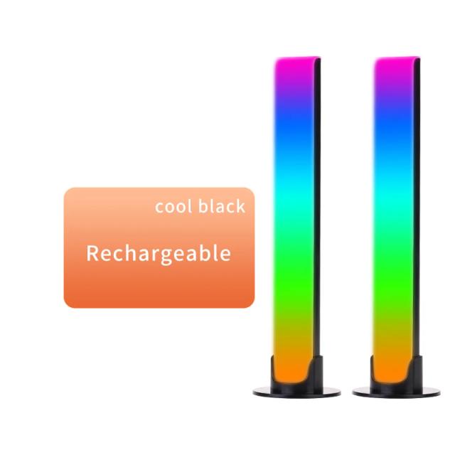 Luz LED RGB Sincronizada com Som para Jogos e Decoração de Desktop