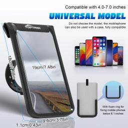 Bicicleta magnética suporte do telefone, impermeável ciclismo acessórios, MTB guidão stand, liberação rápida, equitação suporte, 360 ° rotativo - Image 4