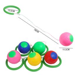 Bounce Bouncy Ball para adultos e crianças, conjunto de pés esportivos, balanço, treinamento de equilíbrio, fitness, diversão, salto de 1 pé - Image 6