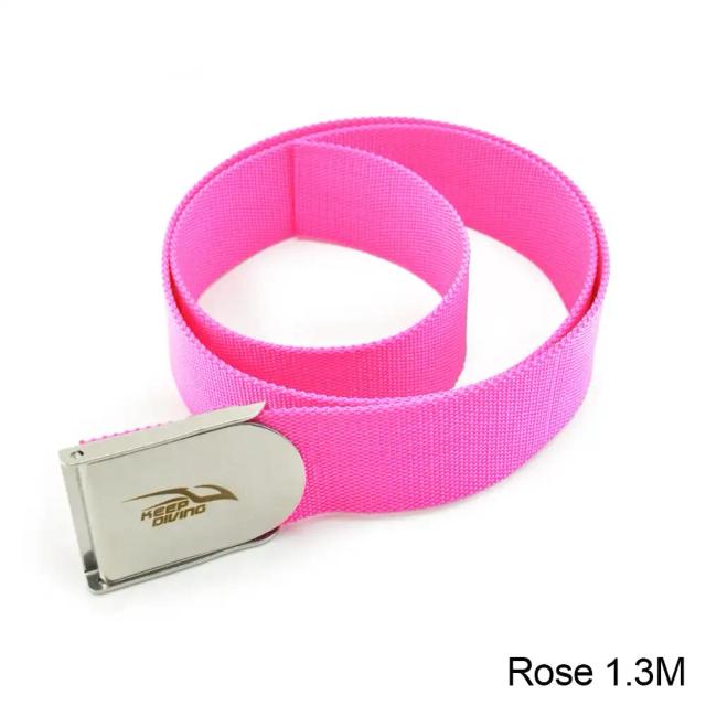 Cinto de Mergulho Weight Webbing com Fivela de Liberação Rápida para Scuba e Snorkeling - Disponível em 1,3 m, 1,5 m e 1,9 m