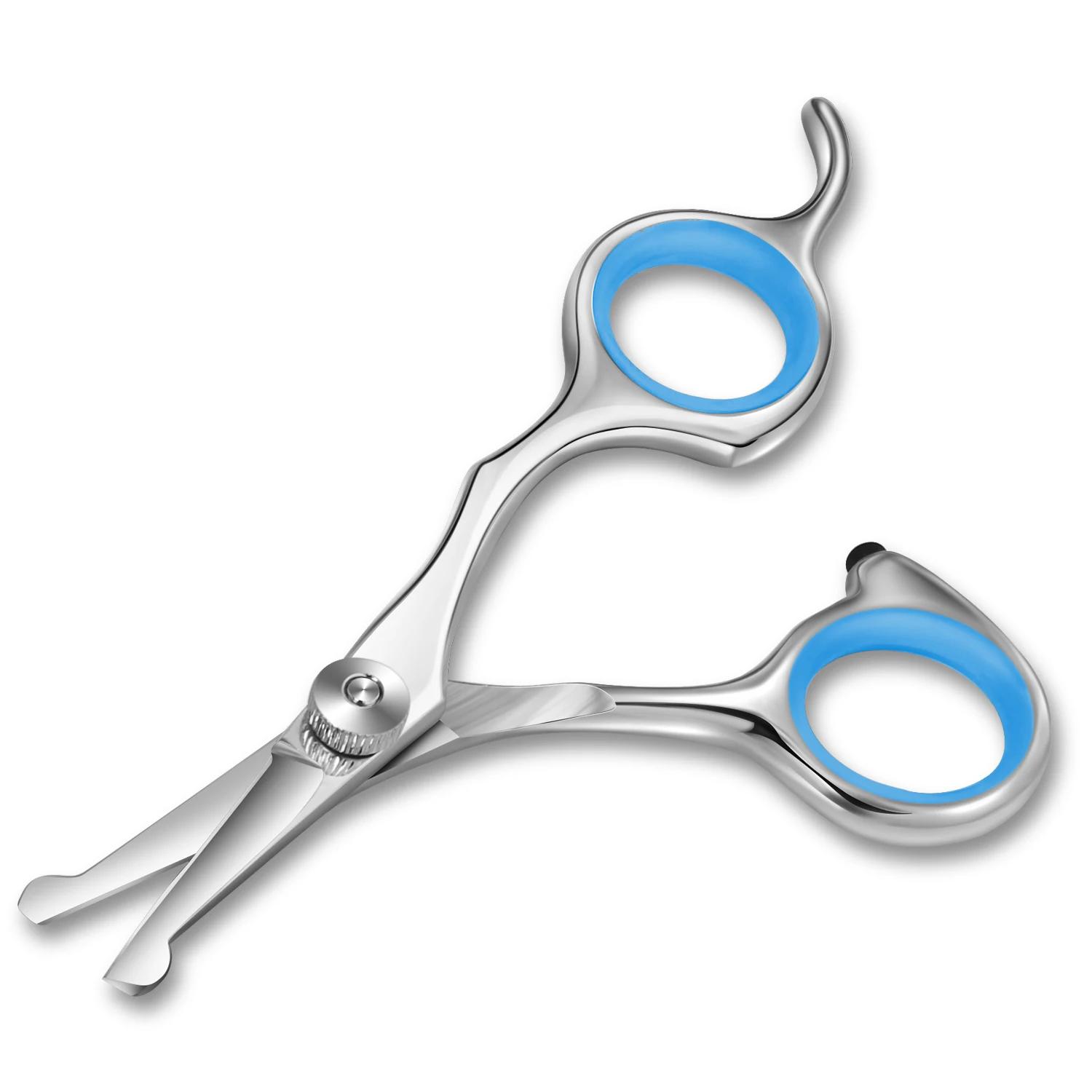 Aço inoxidável Pet Hair Scissors, Dog Trimming Grooming Shears, Animal Cutting, Pés, Orelha, Olho, Animais de estimação - Image 1
