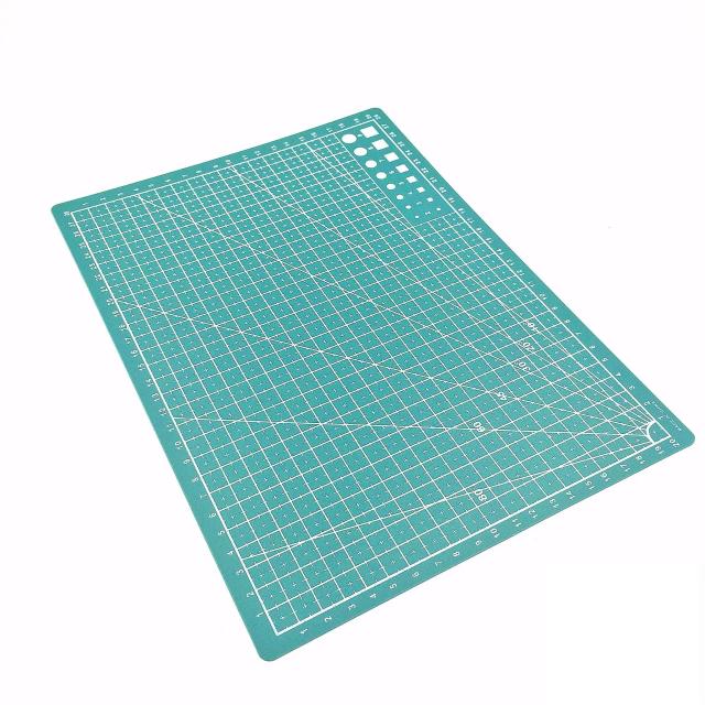 Mat de Corte em PVC com Mouse Pad Blue Desk, Ferramenta de Corte em Borracha, Ideal para Artesanato e Escultura, Placa de Gravação de 22x30cm A4