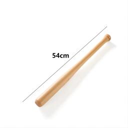 54cm natural de madeira maciça taco de beisebol de madeira dura softball bat carro casa esportes ao ar livre auto-defesa vara de beisebol profissional - Image 5