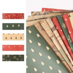 Lindos Presentes De Papel Artesanal, Papel De Embrulho, Papel De Embrulho, Estilo Europeu, Kraft, Natal, Ano Novo, Presente De Aniversário - Image 6