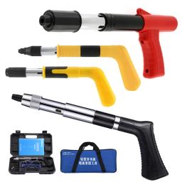 Mini Steel Nail Gun, Manual Power Rivet Gun, Home DIY Wall Fastener, Âncora de parede de teto Dispositivo de entalhamento de fio Ferramentas de aço - Image 1