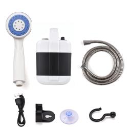 Recarregável portátil chuveiro cabeça para acampamento ao ar livre, banho com uma bomba para viagens, caminhadas, praia, Pet equipamento de limpeza - Image 2