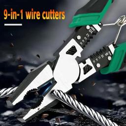Alicates Diagonais Multifuncionais para Eletricista Profissional, Cortadores De Fio De Hardware, Anti Ferramentas Duráveis Do Reparo Universal Do Deslizamento - Image 2
