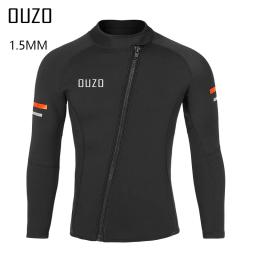 Calças de mergulho em neoprene masculinas, leggings de surf, roupas de mergulho quentes, 1,5mm, longas - Image 4