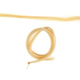 74cm/29.13 polegadas universal amarelo branco garanhão cabelo de cavalo para arco de violino instrumentos musicais de cordas peças de violino acessórios - Image 4