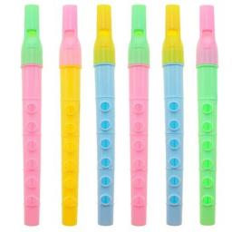 Mini Flauta Colorida Musical Instrument Brinquedos para Crianças, Fun Party Favor, Presente De Aniversário, Lembrança Piñata, Prêmios De Carnaval, Meninos, Meninas, 20 Pcs - Image 6
