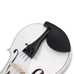 IRIN-violino branco madeira maciça conjunto com estojo de pano e arco, instrumento de cordas profissional, violino para a prática, V-10, 4, 4, 5 - Image 5