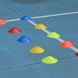 Futebol e Futebol Cone De Treinamento Set para Criança, Cones De Disco, Exercício De Agilidade, Acessórios De Treinamento Esportivo, 20 PCs, 40 PCs, 60 PCs - Image 3