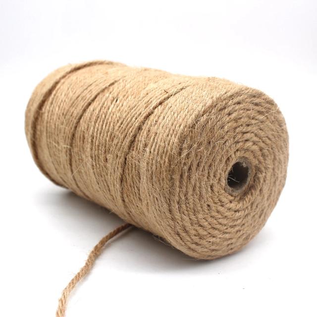 Corda de Juta Natural para Decoração e Artesanato: Opções de 1mm a 10mm para Natal, Casamento e Festas