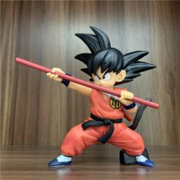 Naa anime dragon ball z son goku criança cenas clássicas figura de ação pvc dbz goku batalha piccolo vegeta mestre roshi modelo brinquedo 12cm - Image 2