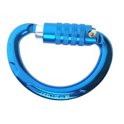 Bloqueio automático mosquetão para escalada, semi-círculo, fivela de meia lua, parapente, escalada de árvore, arborista, 20KN - Image 4