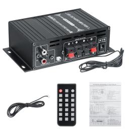 Amplificador de Potência HiFi AK380 para Carro, Alto-falante Amplificador de Áudio Estéreo BASS, Classe D, Som Doméstico, 12V, 800W - Image 6
