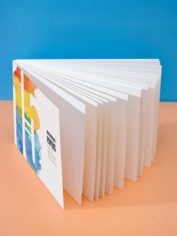 Almofada de Papel Aquarela Profissional, em Branco Pintados à Mão Guache Sketchbook, Artista Estudante Arte Suprimentos, 15 Folhas, 300g - Image 1