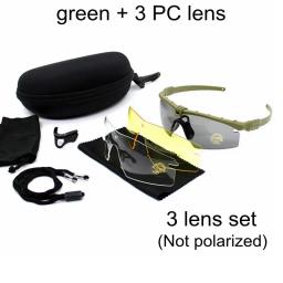Outdoor Fotocromático Caça Tactical Óculos, Polarização Balística Óculos, Cor Bala Tiro Goggle, 3.0 - Image 2