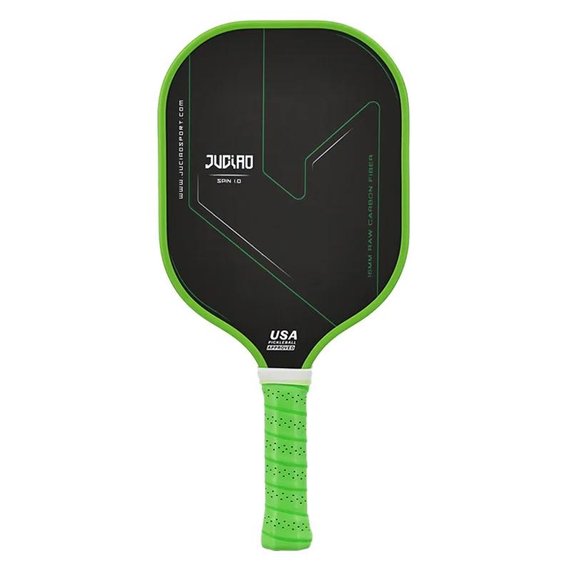 JUCIAO-Pickleball Paddle com Borda De Espuma, Unibody Termoformado T700, Fibra De Carbono Cru, USAPA Aprovado, Spin Textured Surface - Image 1
