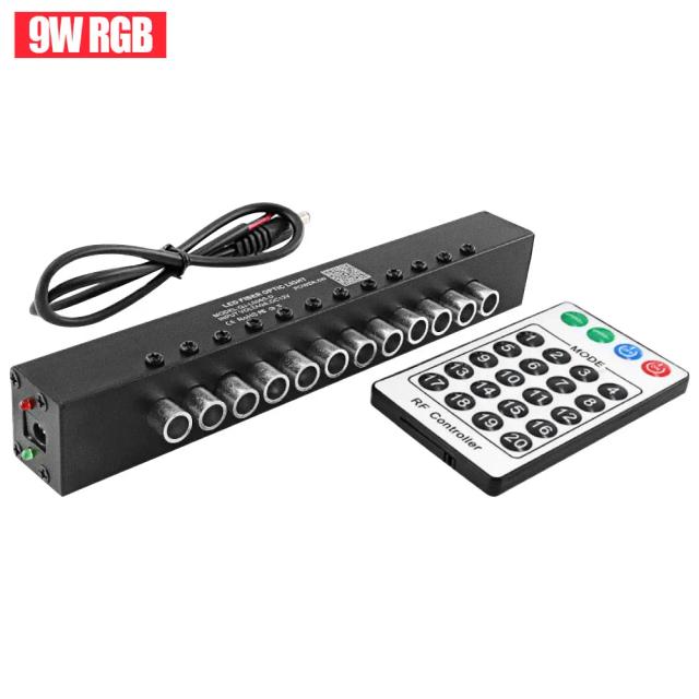 Sistema de Iluminação Estelar para Carros com Controle Bluetooth e Efeitos RGBW 3-9W