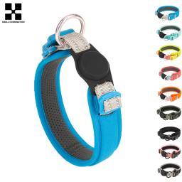 Personalizado AirTag Dog Collar, Ajustável Nylon Reflexiva Acolchoada Pet Collar, Pequeno, Médio, Grande Acessórios - Image 6