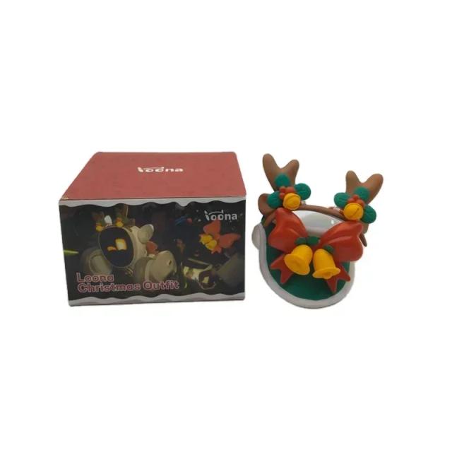 Roupa de natal para loona ai inteligência robô cão brinquedo voz interativa eletrônico cão de estimação para criança