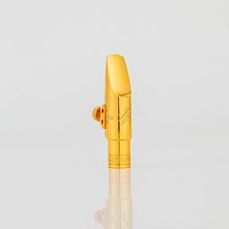 Bocal de metal saxofone com chapeamento de ouro, Sax Boca Pieces, Tenor Profissional, Soprano, Alto Acessórios, Alta Qualidade, Tamanho 5, 6, 7, 8 - Image 3