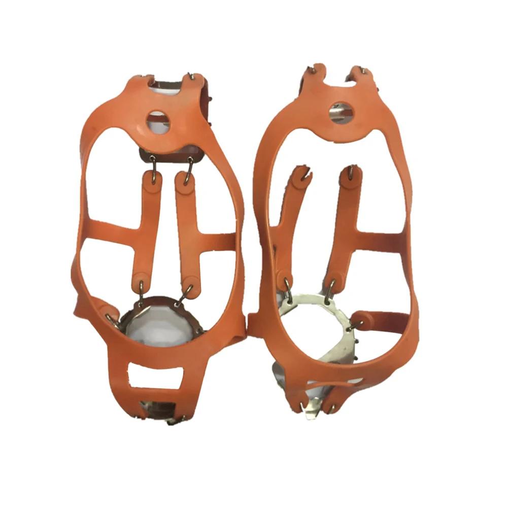 Sapato de neve antiderrapante Crampons, 18 dentes, capas para pesca, grampos de gelo, sapatos de caminhada, escalada, camping, montanhismo, inverno - Image 1