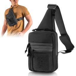 Bolsa de coldre para arma tática, bolsa de ombro, coldre para pistola de caça, estojo para pistola, airsoft ajustável - Image 6