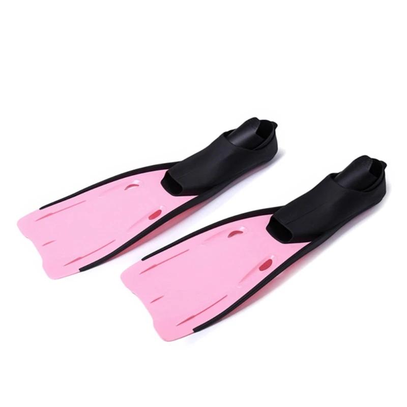 2023 New Scubas Engrenagem De Mergulho Pé Cheio Longo Silicone Fins Snorkeling Natação Mergulho Flutuante Aletas TPR Non-Slip Natação Flippers - Image 1