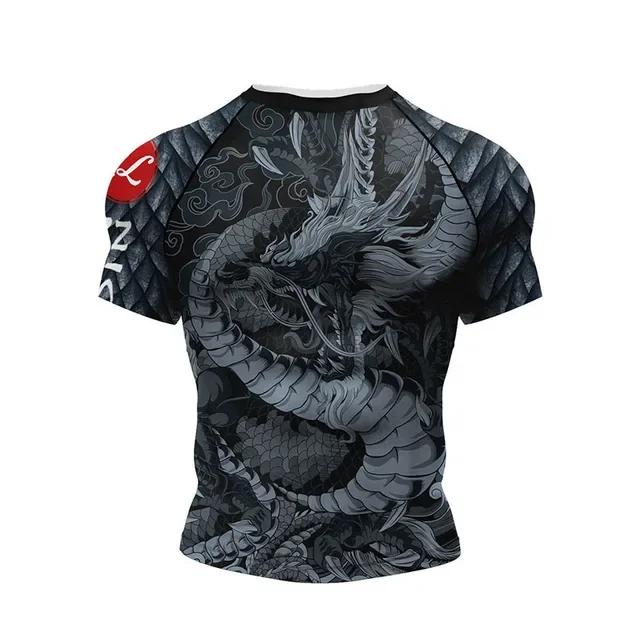 Full Body Compression Boxing Jerseys para homens e mulheres, shorts MMA, camiseta Jiu Jitsu, conjuntos de calças, Rashguard Bjj, ternos de boxe, roupas Rash Guard - Image 1