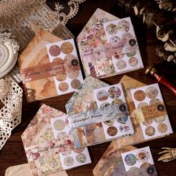 Mini Vintage Material Decorativo Adesivos, Requintado Colagem-Estilo Material, Artesanato Scrapbooking DIY, 16pcs - Image 3