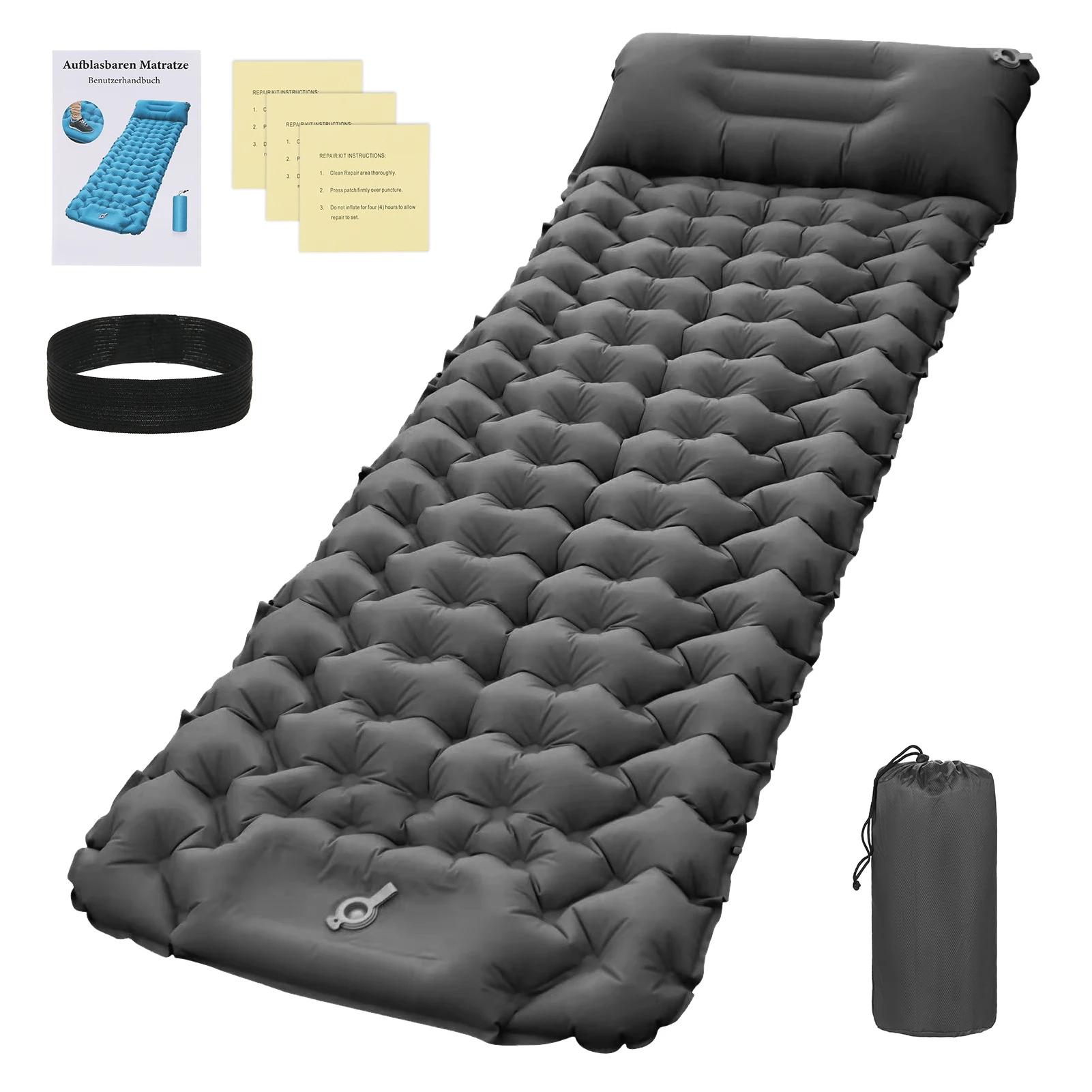 Colchão de ar inflável ultraleve, esteira de acampamento portátil, caminhadas ao ar livre, trekking, tapete de dormir piquenique, 1 ou 2 pessoas, novo - Image 1