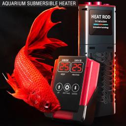 Haste de aquecimento de água ajustável para aquário, aquecedor de aquário, Smart Diving LED Temperature Display, novo, 1200W - Image 1