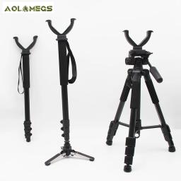 Caça ao ar livre Tiro Titular, Portátil, Tridimensional Suporte, Alumínio, Telescópico Head Rack, Equipamentos, 3 Tipos - Image 1