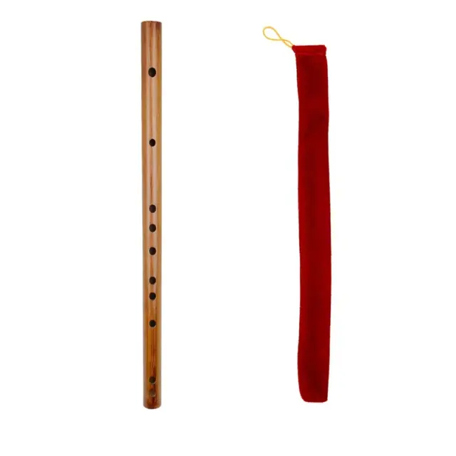 Flauta de Bambu Meibet-Tune: Mini Piccolo com Saco de Veludo - Instrumento Musical Nacional