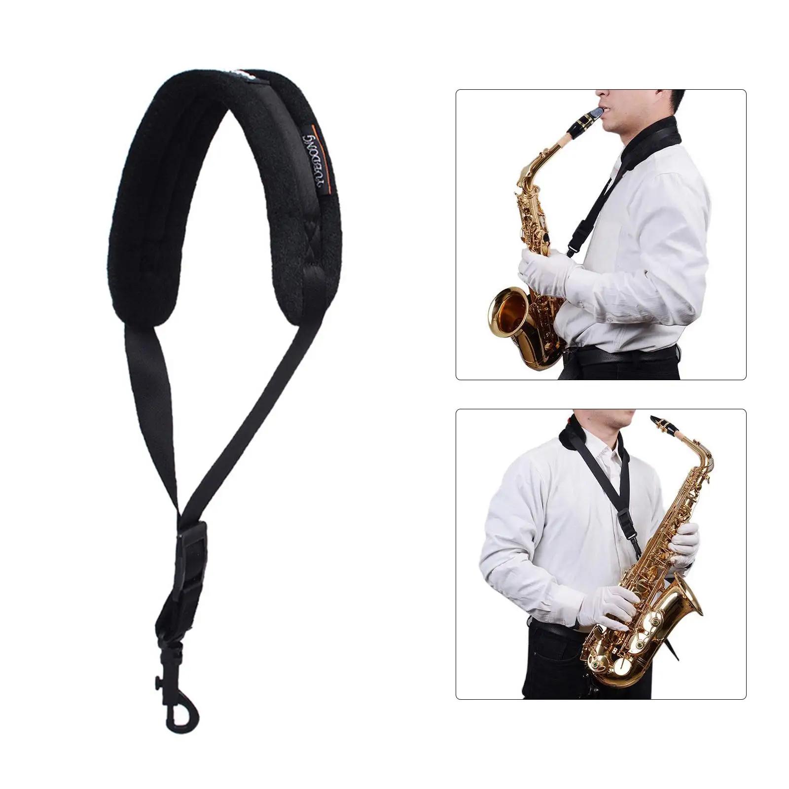 Correia acolchoada do pescoço do saxofone, tenor, barítono, 24" - Image 1