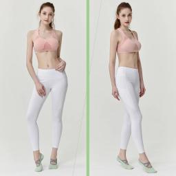 Respirável sem encosto antiderrapante esportes meias para mulheres, tornozelo meias, fitness, ginásio, pilates, ioga, ballet, dança, alta qualidade - Image 5