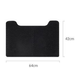 Tapete de gato de camada não dupla, almofada dobrável para limpeza de pata, preto trapper, favo de mel, tapete para cães - Image 6