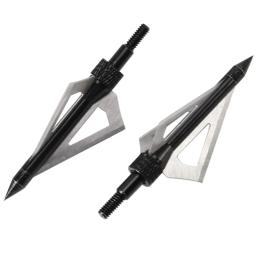Metal Arrowhead Arrows para Besta e Arco Composto, Caça Tiro com Arco, 100 Grãos, 3 Lâminas, Compatível, 18 Pcs - Image 4