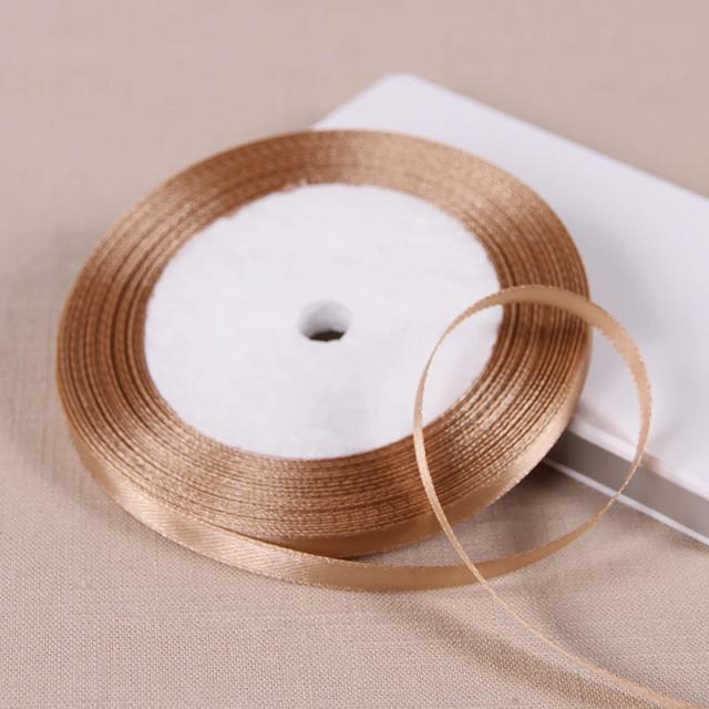 Fita de Cetim 6mm para Artesanato e Decoração: Ideal para Scrapbooking, Festas de Aniversário, Casamentos, Natal e Halloween